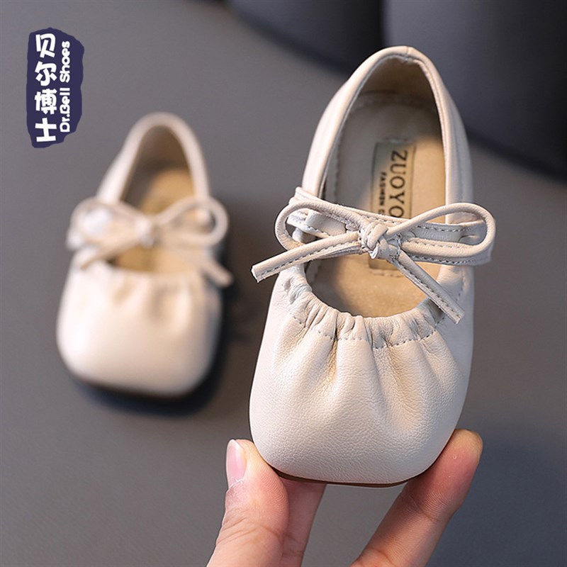 新款女宝宝公主鞋0-1一3岁婴幼儿D软底防掉学步鞋韩版气质小童皮