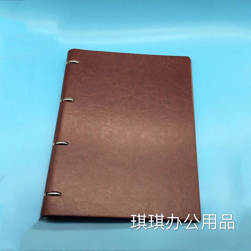 琪琪笔记本文件夹外壳子B5活页本A4记事本封皮A5本子封套A6外壳