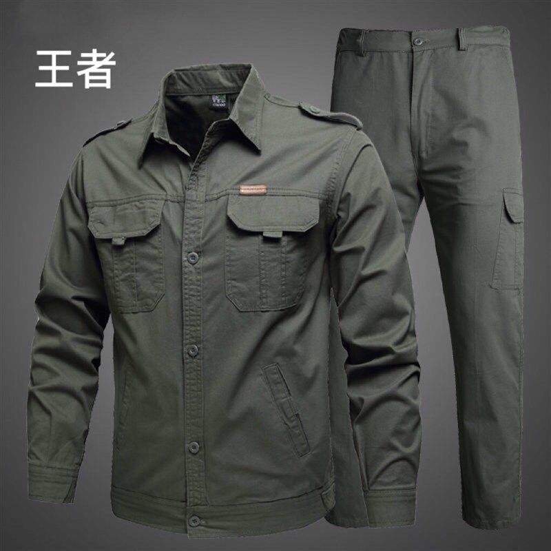 夏季工作服套装男女劳保服迷彩防烫耐磨焊工汽修工装薄款定制