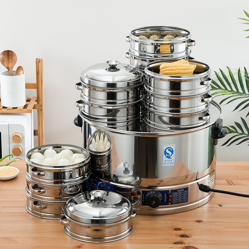 电蒸包炉商用台式蒸包子机全自动蒸汽炉早餐店蒸锅小笼包机器小型