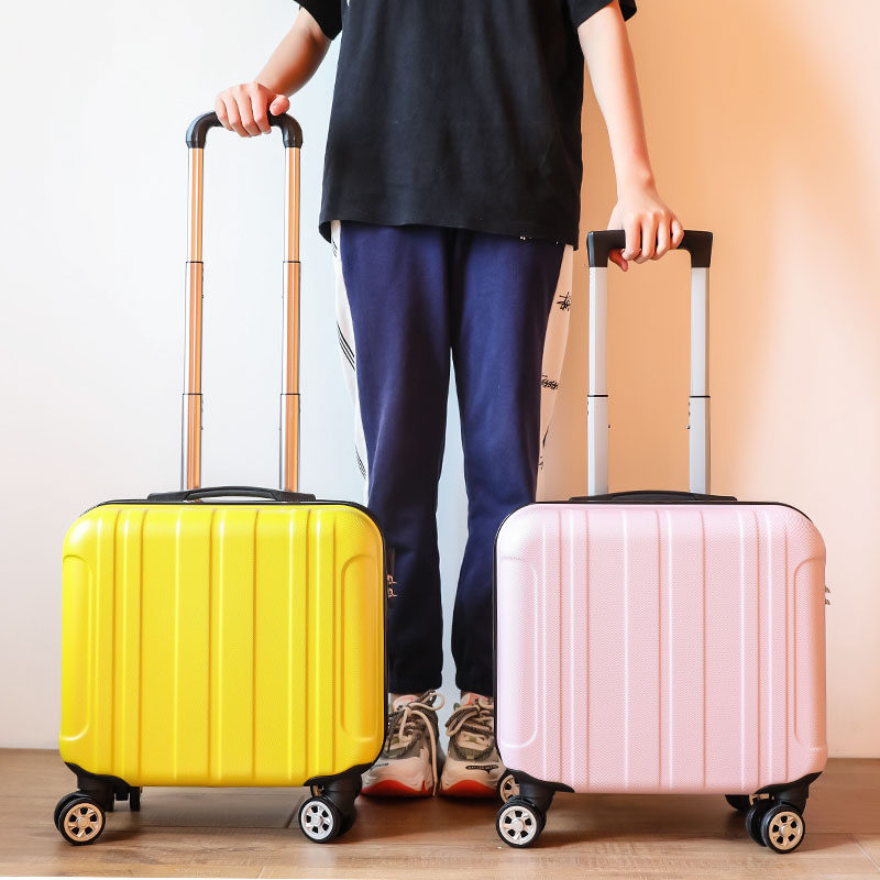LOGO定制儿童行李箱女可爱夹层密码皮箱子男18寸小型登机旅行拉杆