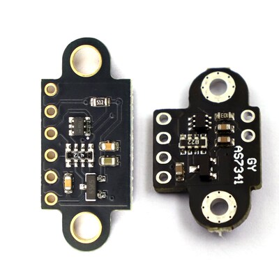 GY-AS7341可见光谱高准精度识别感测器模块 色温照度色彩测量检测