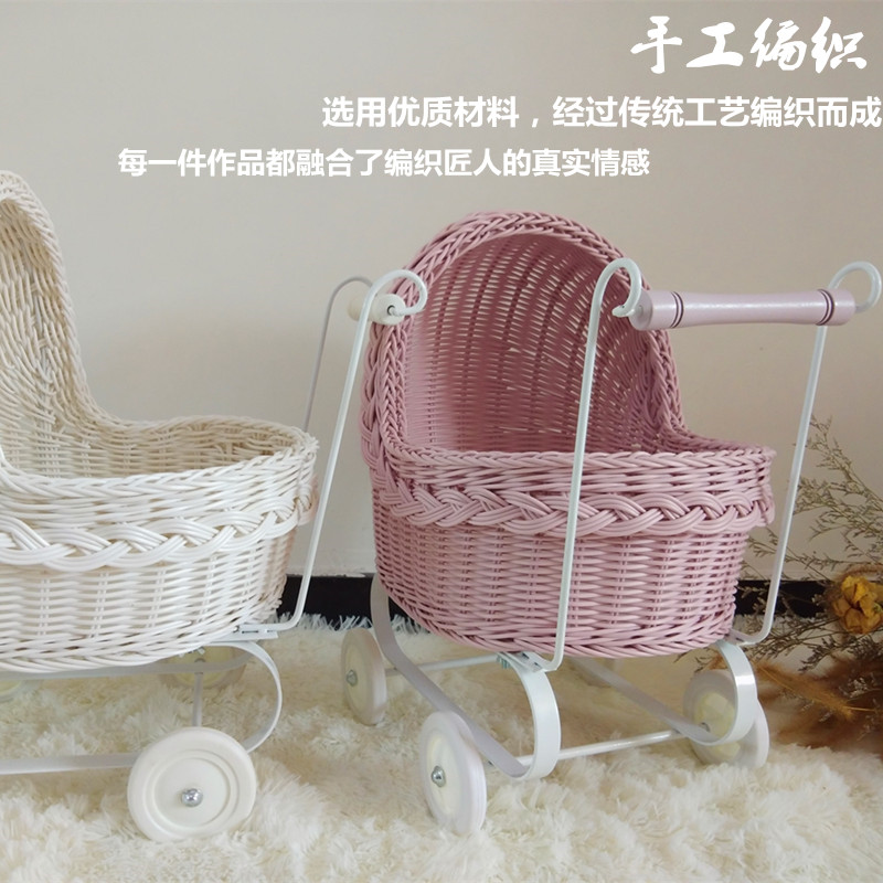 宠物推车轻便小型犬狗狗手推车泰迪猫咪居家儿童玩耍四轮代步车