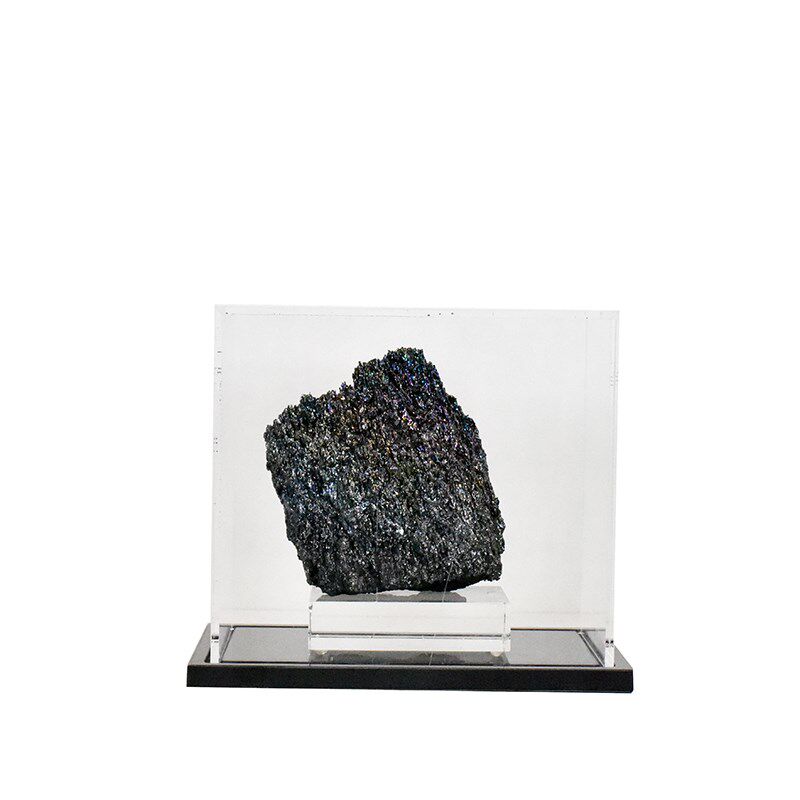 现代简约亚克力防尘罩摆件大v理石底座家居装饰透明工艺展示盒摆
