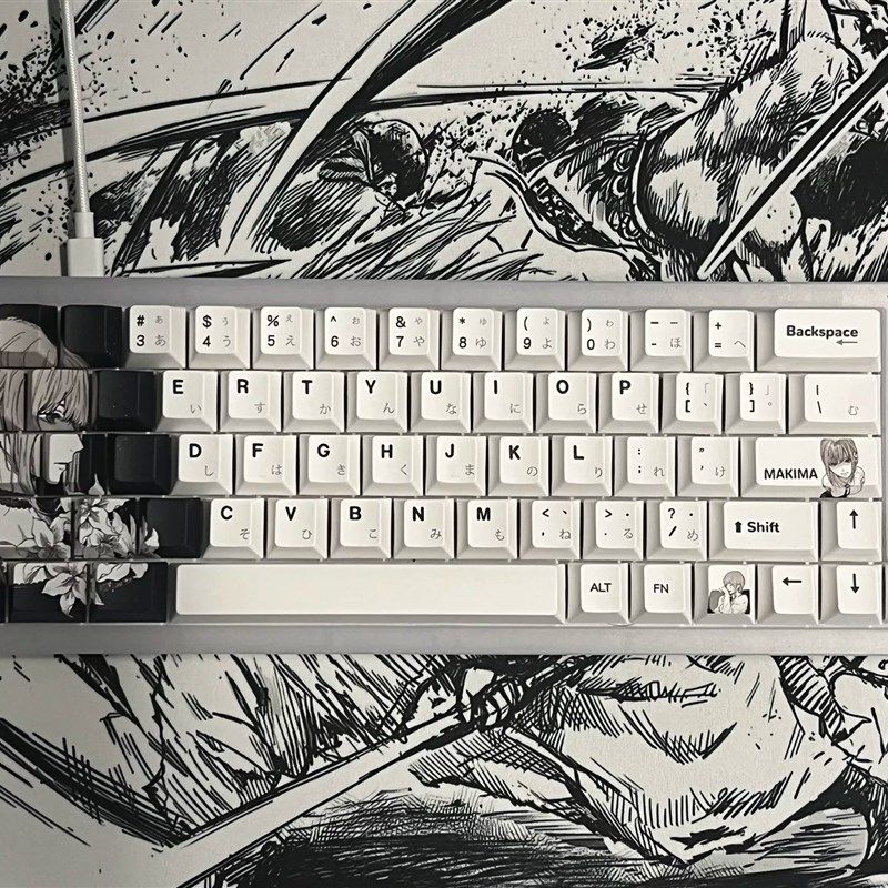 makima电锯人键帽适配wooting ez63 made68 美加狮 mu68pro rs7等