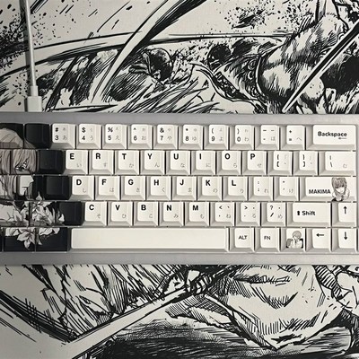 makima电锯人键帽适配wooting ez63 made68 美加狮 mu68pro rs7等