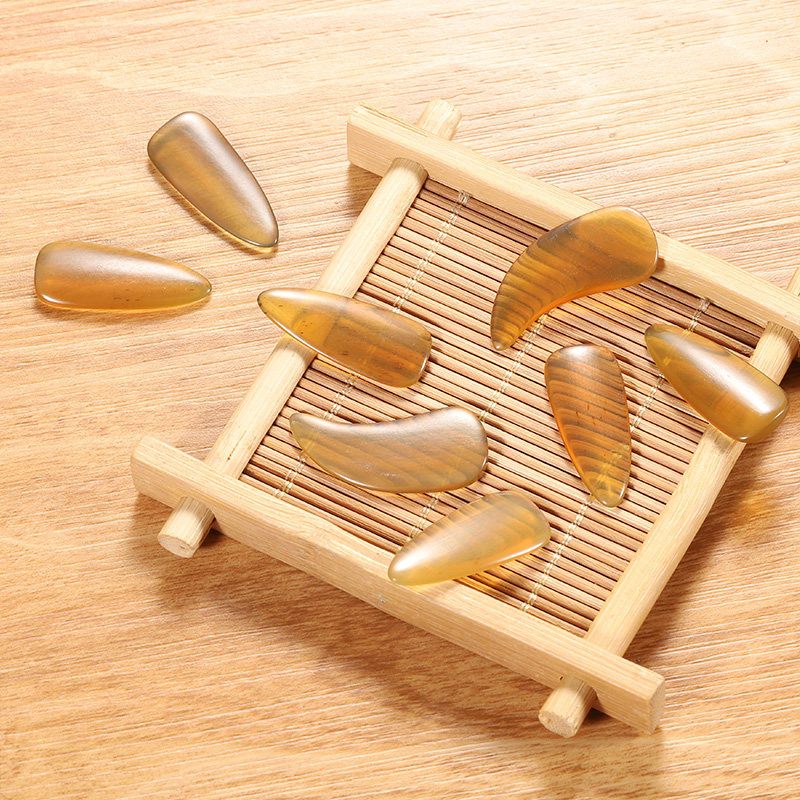 古筝指甲专业演奏级天然牛角儿童初学者小号中号幼儿薄款凹槽专用