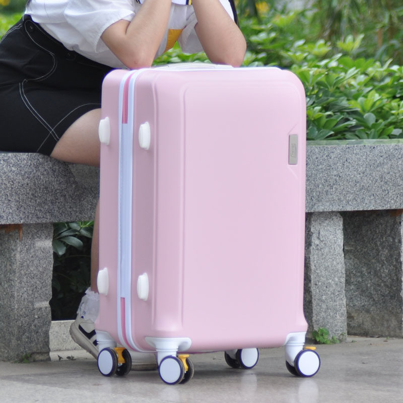 韩版时尚行李箱女20寸可爱拉杆箱学生密码箱26旅S行箱男大容量皮