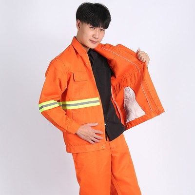 环卫工作服园林绿化套装保洁工人长袖H工作服春秋装公路施工养护