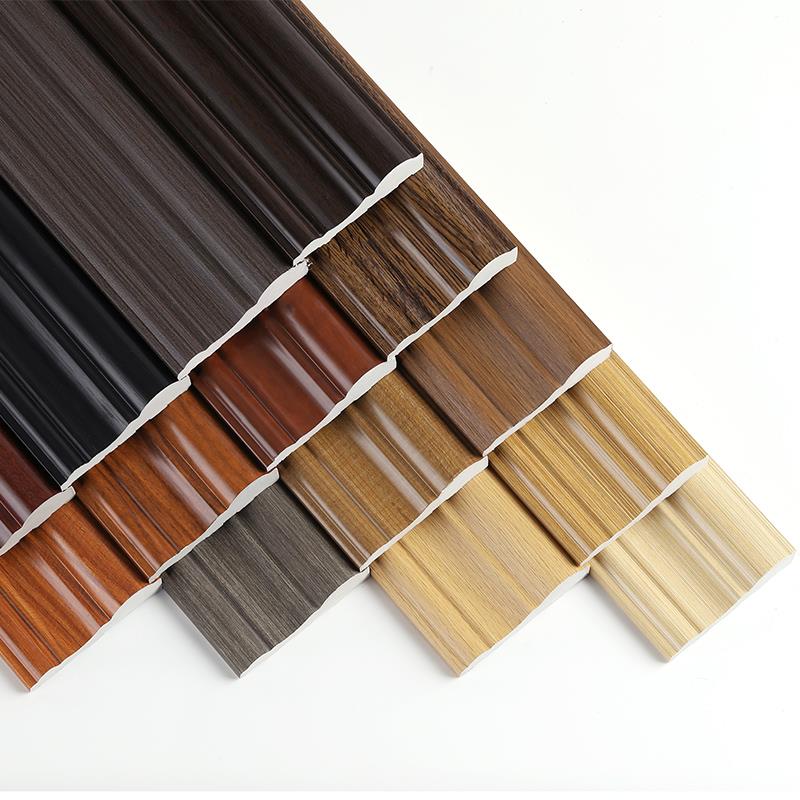 新中式pvc仿实木电视背景墙边框装饰条 仿大理石窗户门套收边压边