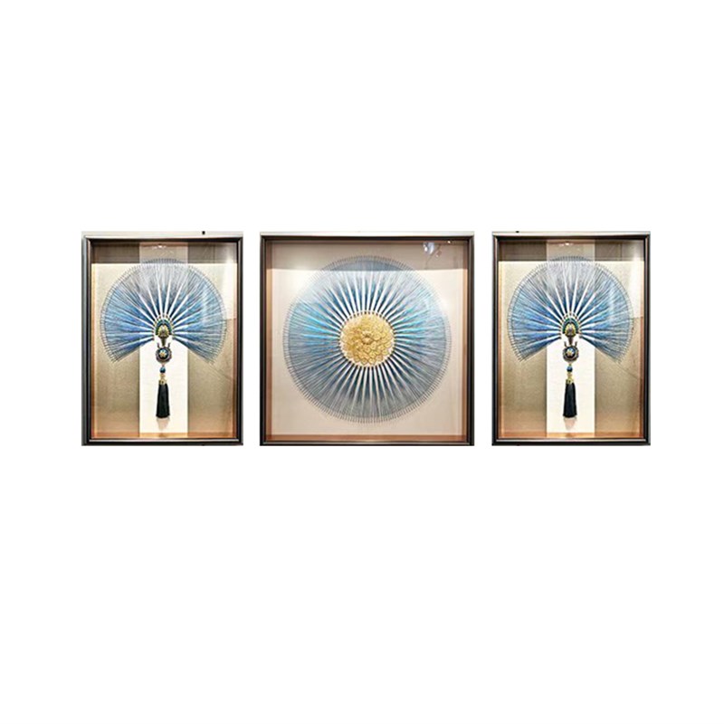 手工实物立体装饰画欧式美式现代中式奢华客厅R沙发背景玄关艺术