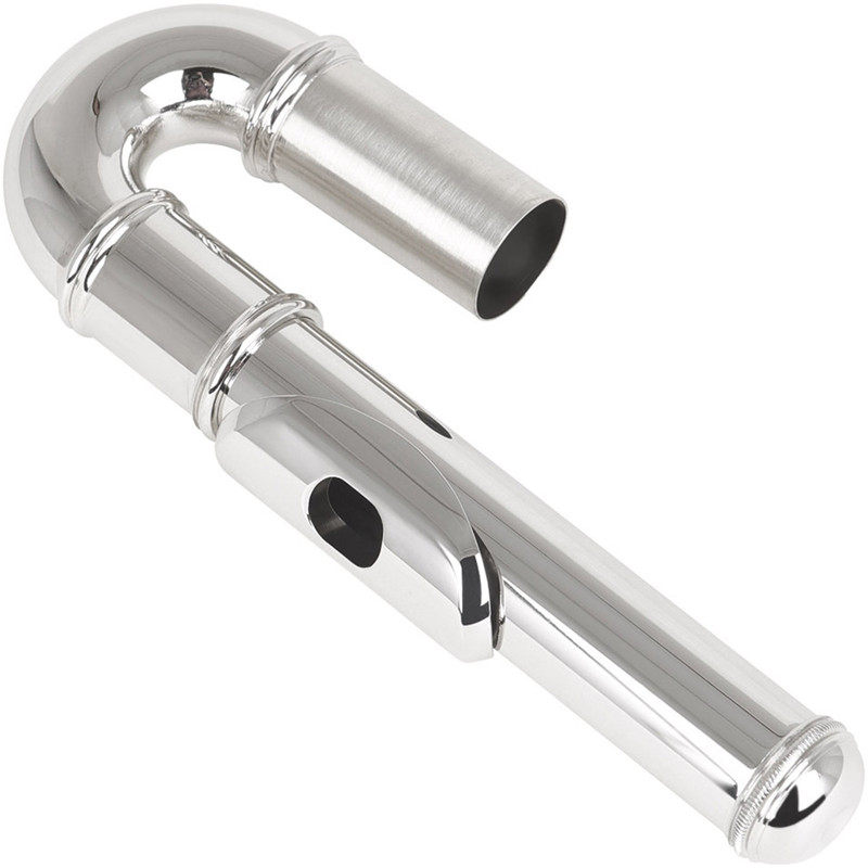 长笛配件弯管白铜镀镍吹管节管成人初学者专业演奏乐器.长笛用吹