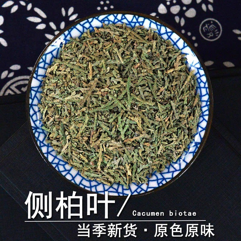 野生侧柏叶新货包邮泡酒生发乌发侧柏叶桑叶何首乌侧柏叶中药材粉