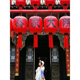 【乔家大院】灯笼晋徽防水户外广告中式定制diy研学中国风宫灯