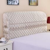 欧式 床头罩套1.8m皮床头保护套1.5米布艺床头套全包防尘保护套罩