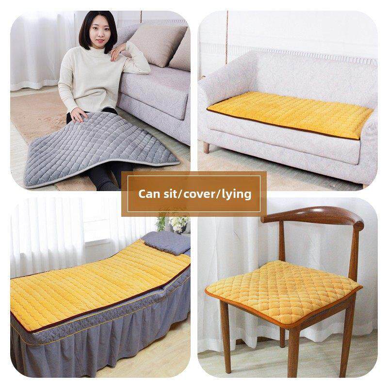 沙发坐垫加热椅子垫办公室取暖家用发热小电褥子暖身毯垫子电热毯