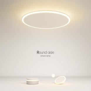 燈具 光圓形主臥室燈led吸頂燈客廳燈簡約現代餐廳房間2024新款