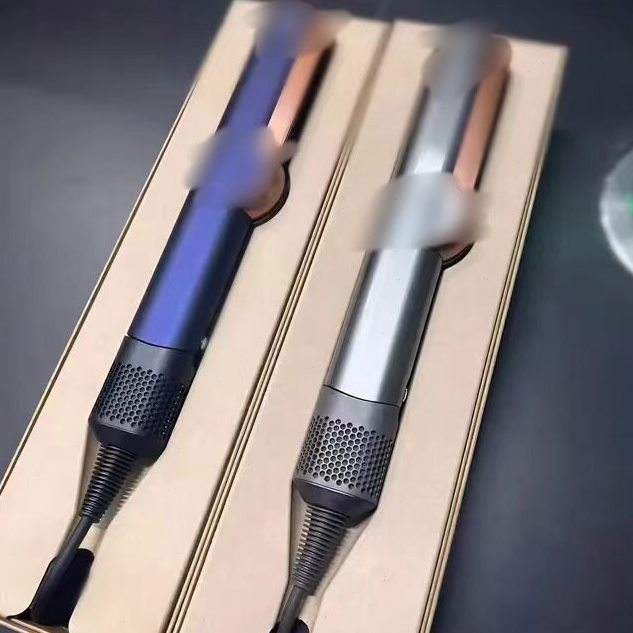 直销HT01/HS06直发器吹风机夹板干湿两用藏青镍铜落日玫瑰卷发棒