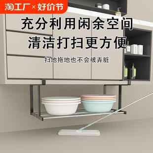 浴室柜下脸盆架卫生间洗漱台底盆子收纳挂钩置物架承重加高伸缩