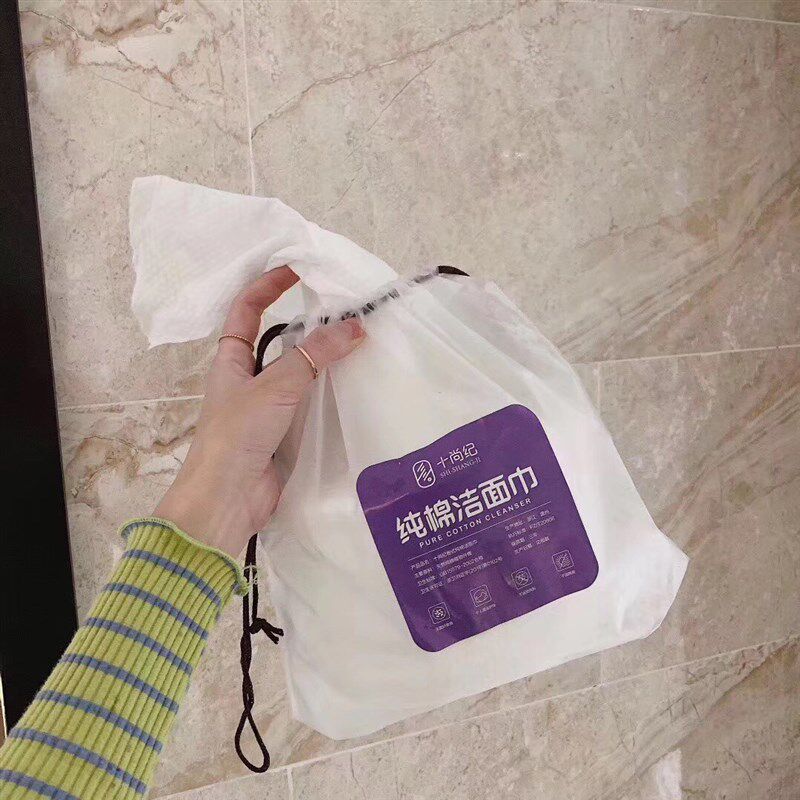 十尚纪洁面巾出口韩国院的圈装卷式卸妆巾 卷价
