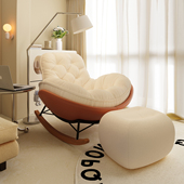 摇摇椅大企鹅躺椅单沙发懒椅阳台休闲椅躺睡卧室小沙发