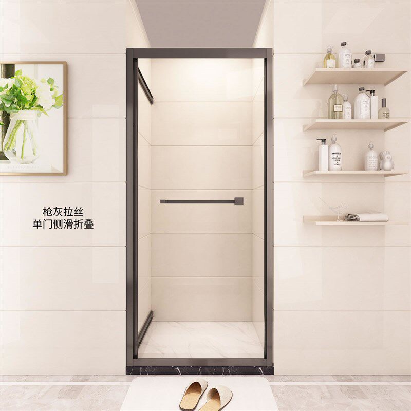 银麟升级全包框方形型房浴屏浴房单面内飞门