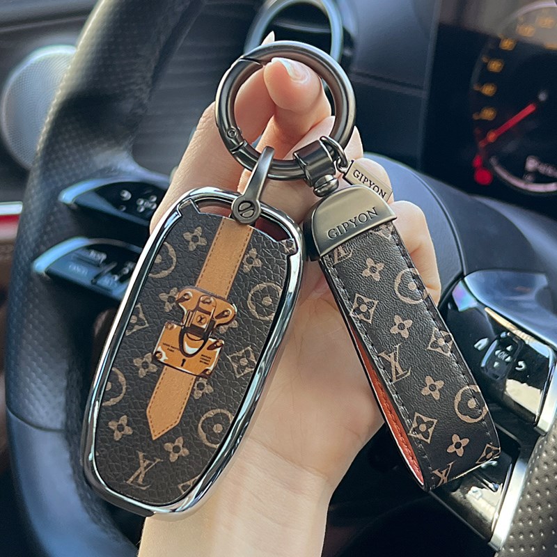 奥迪A4L钥匙套女适用于A3/A6L/A5/A7L/Q1/Q2/Q3/Q5/Q7/Q8车钥匙壳