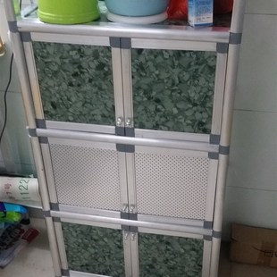 经济型 放碗柜家用厨房橱柜简易柜子储物柜置物架收纳柜多功能组装