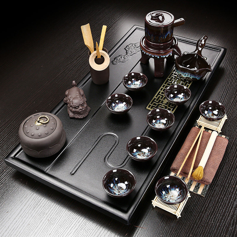 功夫茶具托盘家用整套泡茶台简约排水式茶海客厅茶托小型茶盘套装,餐饮具,功夫茶具,淘宝优惠券,粉丝福利购,淘宝优惠卷