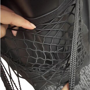 通用深远T90 009g05A8电动车改装配件前置储物箱m7m3E h5车篮网兜