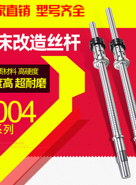 精密数控机床滚珠丝杠研磨滚珠丝杠滚珠丝杆FL2004LH改造仪表丝杆