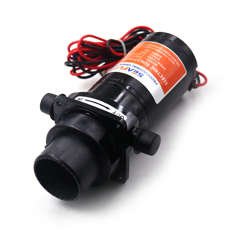 SEAFLO游艇马桶房车帆船专用电动马桶船用车载陶瓷马桶12V24V配件