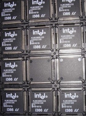 KU80386EXTC33 ,80386EXTC33原装拆机集成IC 带板