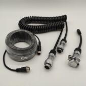 J6P 460 550 解放Jh6 J7原装 车方监控倒车专用传输视频线弹簧线