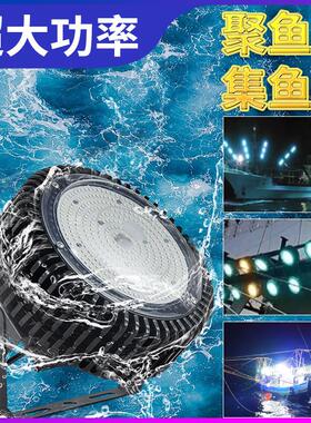12VLED船用集鱼灯船用鱿鱼灯诱鱼灯聚鱼灯海钓筏钓灯户外防水灯
