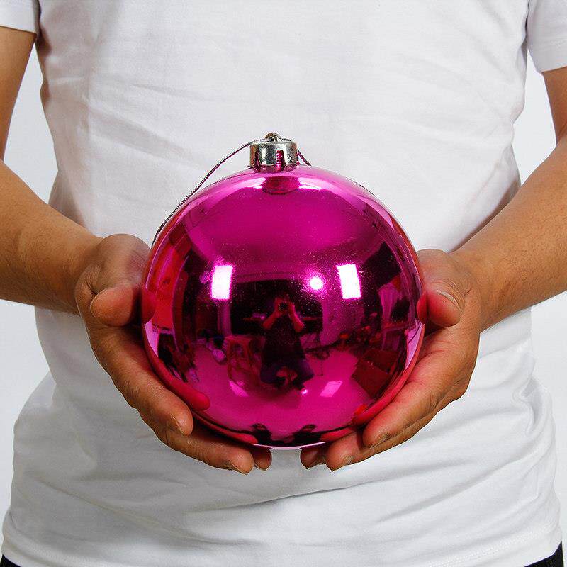 龙虎圣诞球15cm圣诞树装饰吊球彩球商场酒店开业圣诞彩球装饰球