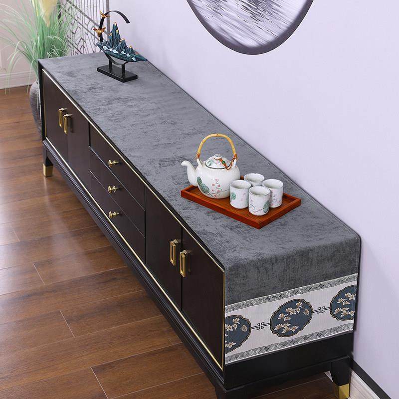 高档电视柜盖布桌旗盖巾餐边柜台布茶几布桌布防滑台面保护防尘垫,居家布艺,桌布,淘宝优惠券,粉丝福利购,淘宝优惠卷