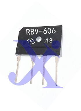 RBV602 RBV604 RBV606 RBV608 RBV610 6A桥堆 液晶电源器整流桥