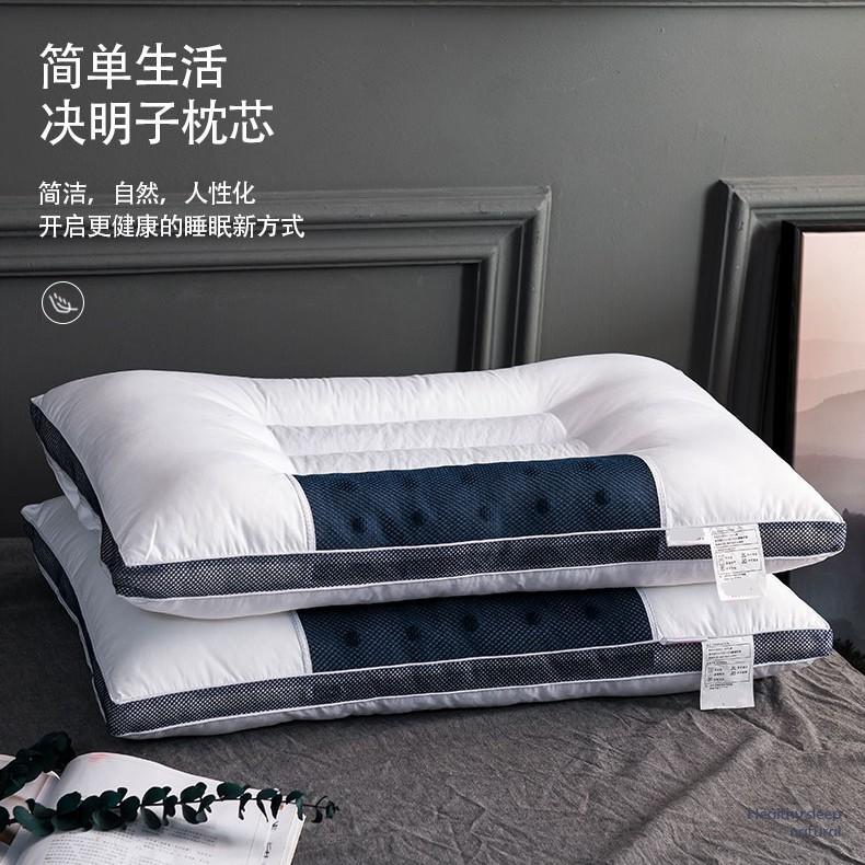 立体磁石决明子荞麦薰衣草枕芯护颈枕适配学生单人双人用睡眠枕头