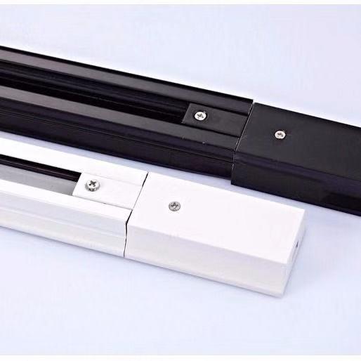 LED射灯轨道灯轨道条加厚全铝铜芯导轨条1米1.5米轨道条连接接头