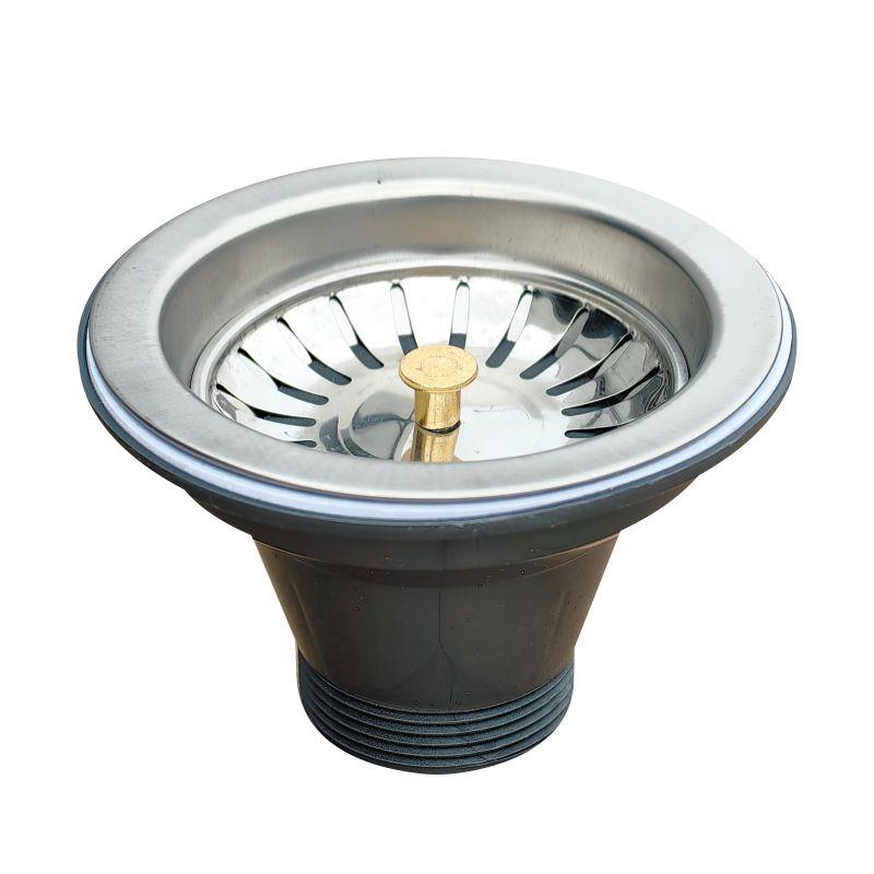 不锈钢水槽老款下水器洗菜盆厨房110下水头提篮老式水池过滤配件