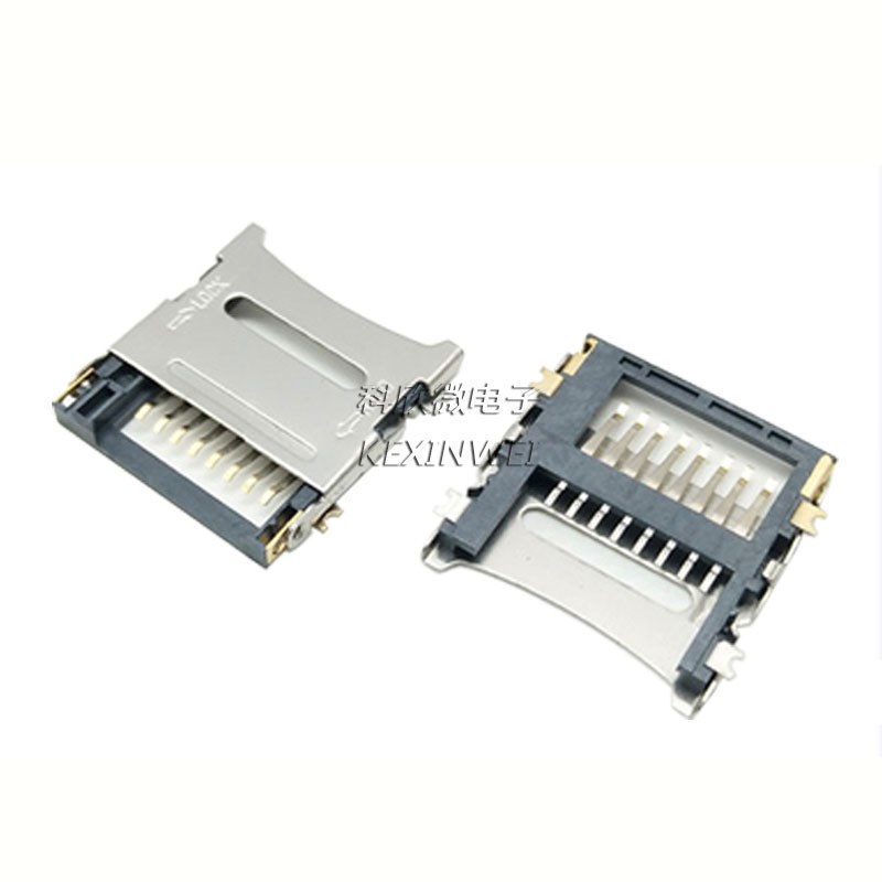 SD/MINI/TF/SIM/MICRO卡座卡槽卡托 手机内存卡座 带自弹式长短体