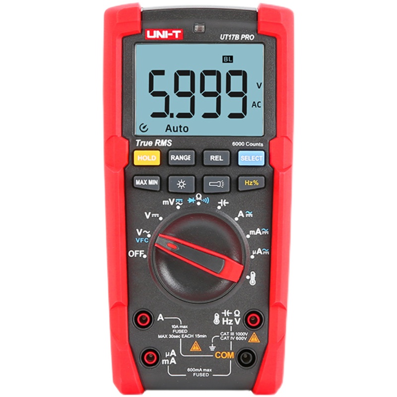 优利德UT15B/UT17BPRO万用表数字高精度智能防烧电工万能表全自动