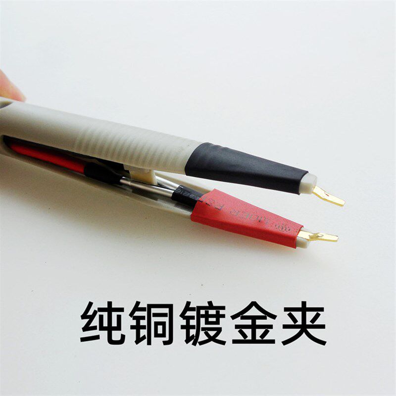 香蕉插头四端测试线开尔文测试夹LCR数字电桥测试夹线低电阻夹