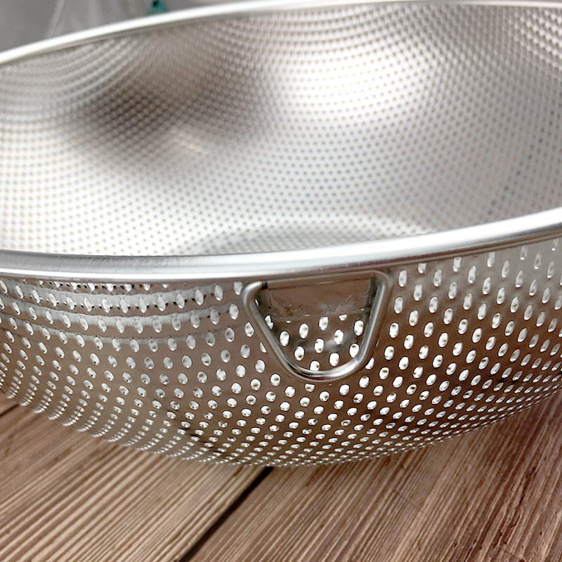 不锈钢漏盆家用洗米筛淘米盆漏水筛漏筛盆圆形洗菜盆沥水盆2件套,婴童用品,摇篮,淘宝优惠券,粉丝福利购,淘宝优惠卷