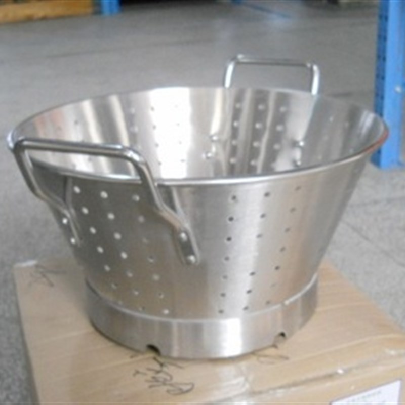 商用滤水洗菜盆框篮滤水器不锈钢蔬菜过滤器 冲孔沥水篮瓜果筐子