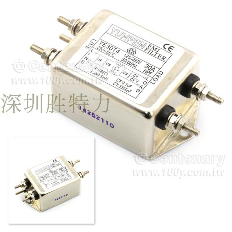 YE10T1 台湾YUNPEN滤波器10A-AC-EMI