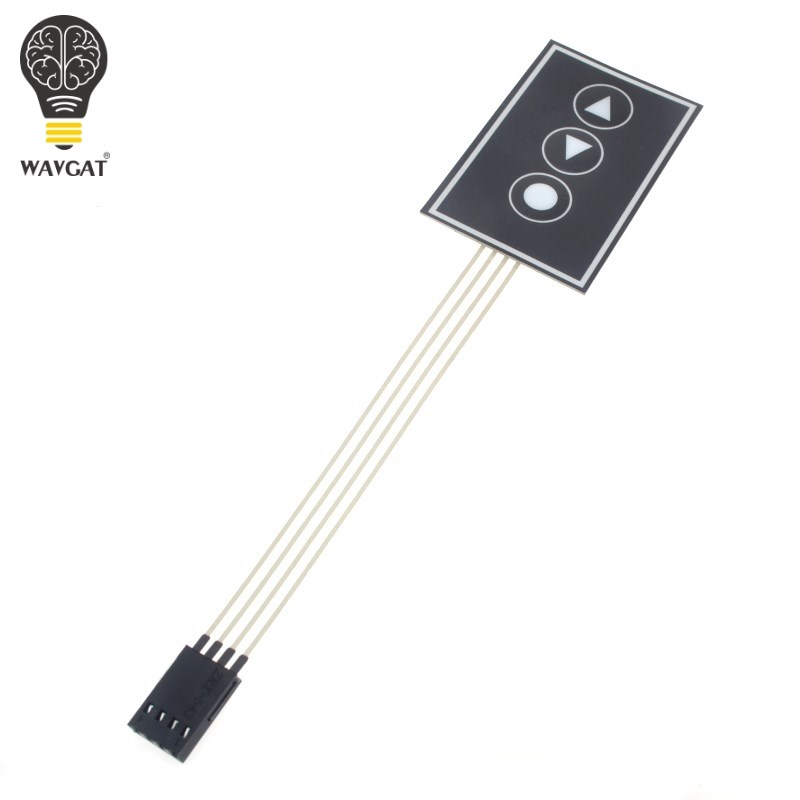 【WAVGAT】薄膜开关 1*3键薄膜按键/PVC PET控制面板开关/DIY图片