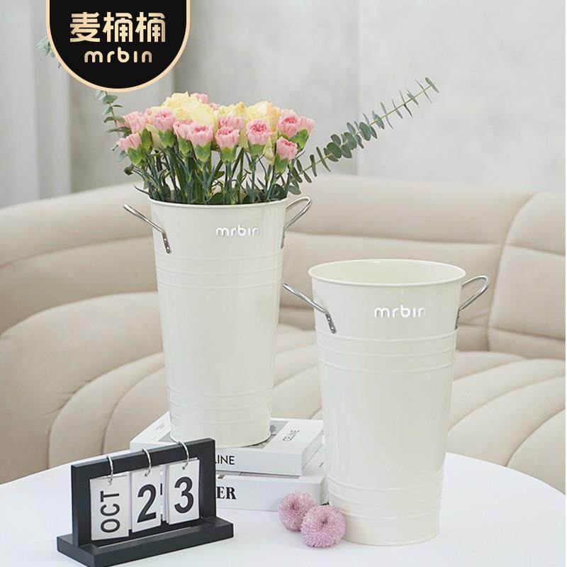 醒花桶家用深水大号花店专用花筒花瓶鲜花桶插花桶北欧法式