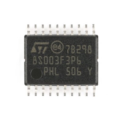原装正品STM8S003F3P6TR TSSOP-20 16MHz/8KB闪存/8位微控制器MCU